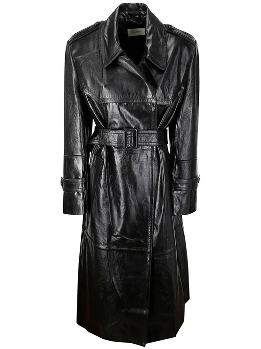 Leather Trench Coat