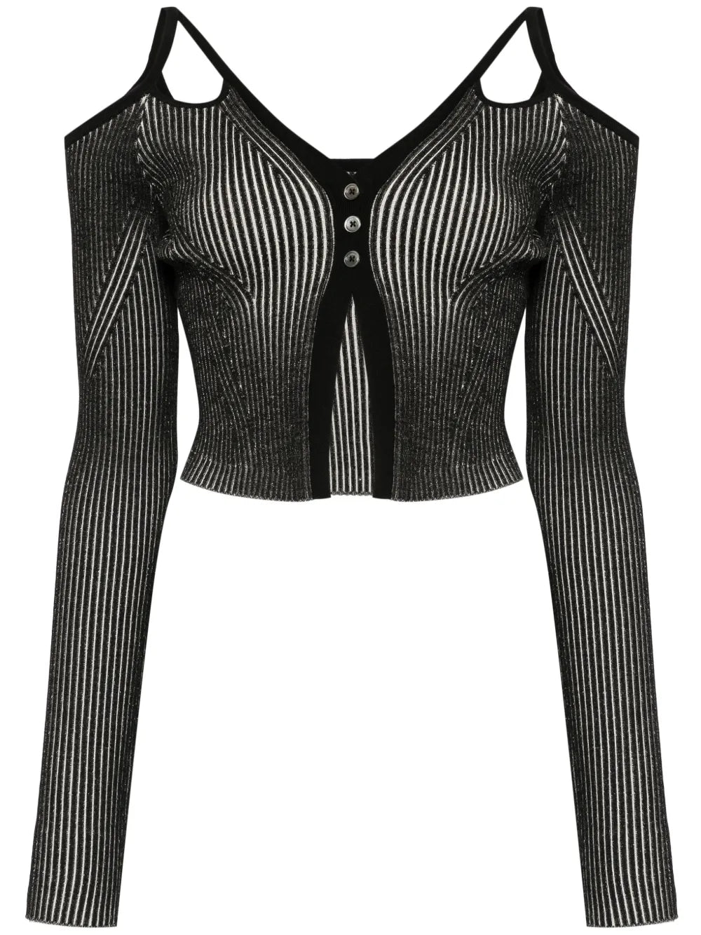 Cut-Out Cardigan