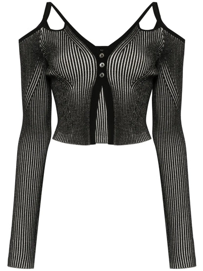 Cut-Out Cardigan