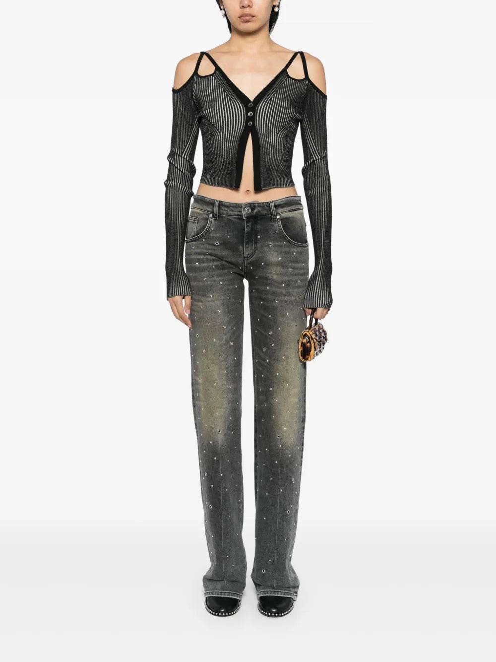 Cut-Out Cardigan