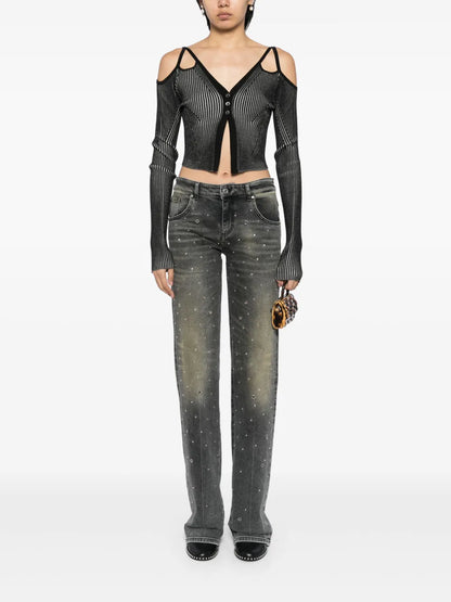 Cut-Out Cardigan