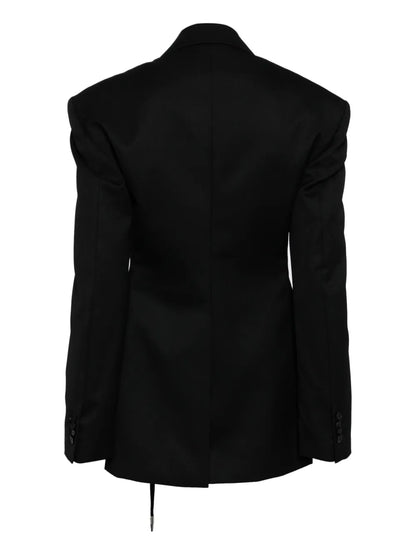 Self-Tie Detail Blazer
