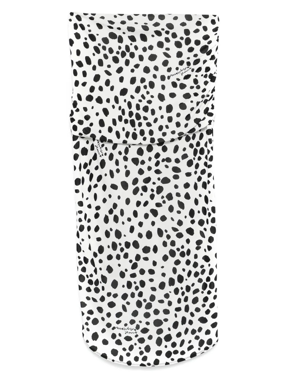 Polka Dot-Print Midi Skirt