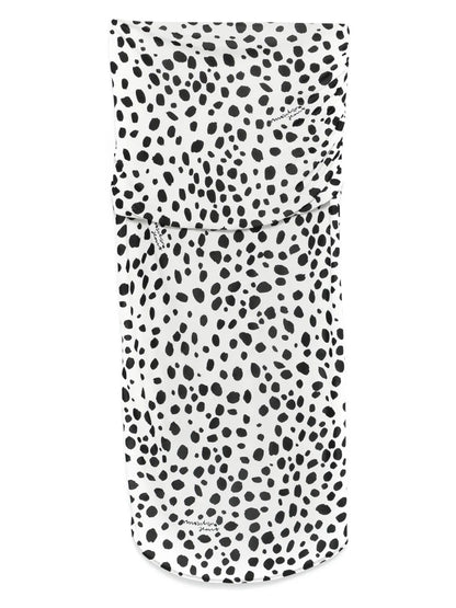 Polka Dot-Print Midi Skirt