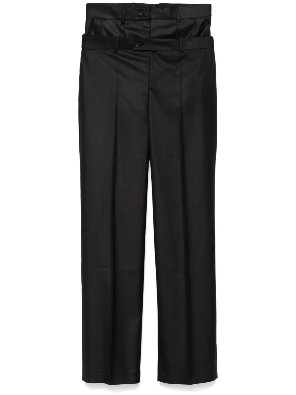 Double-Waistband Trousers