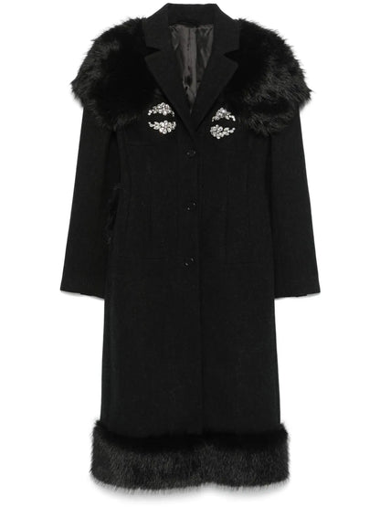 Crystal-Embellished Coat