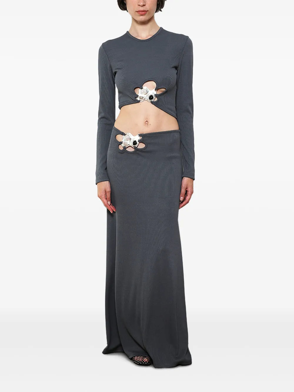 Trio Stone Maxi Skirt