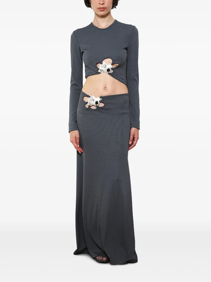 Trio Stone Maxi Skirt