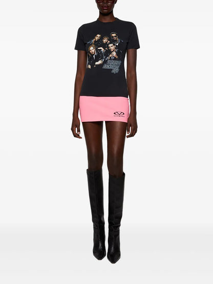 Logo-Print Mini Skirt