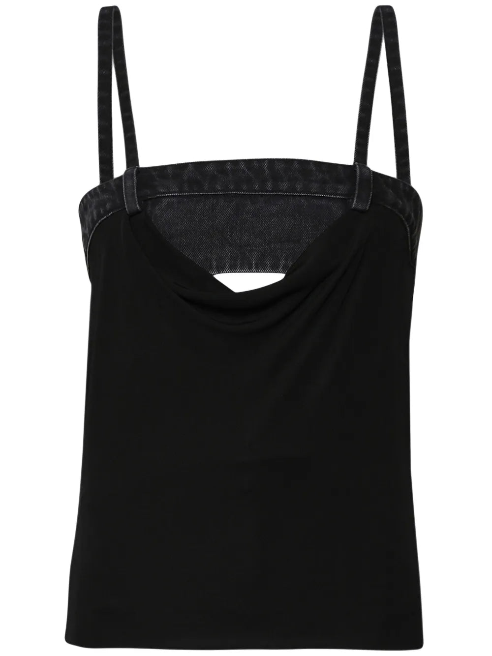 Draped Duo Bustier Top