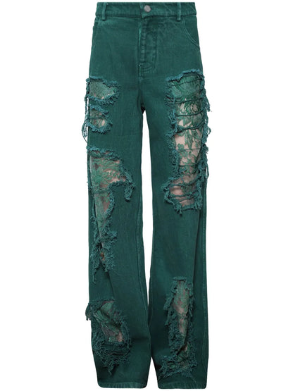 Arboreal Wide-Leg Jeans