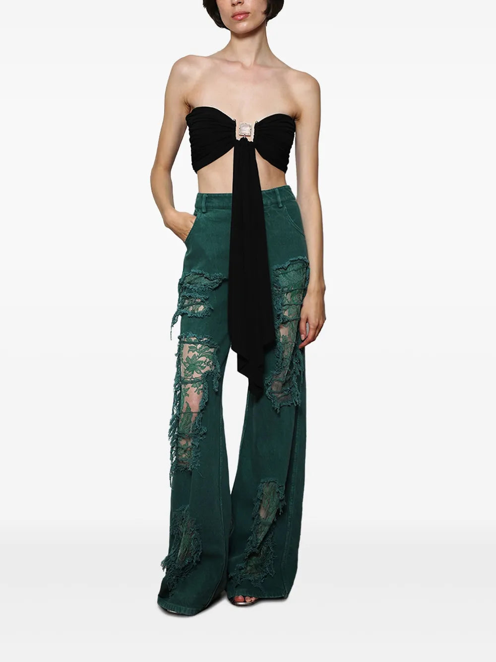 Arboreal Wide-Leg Jeans