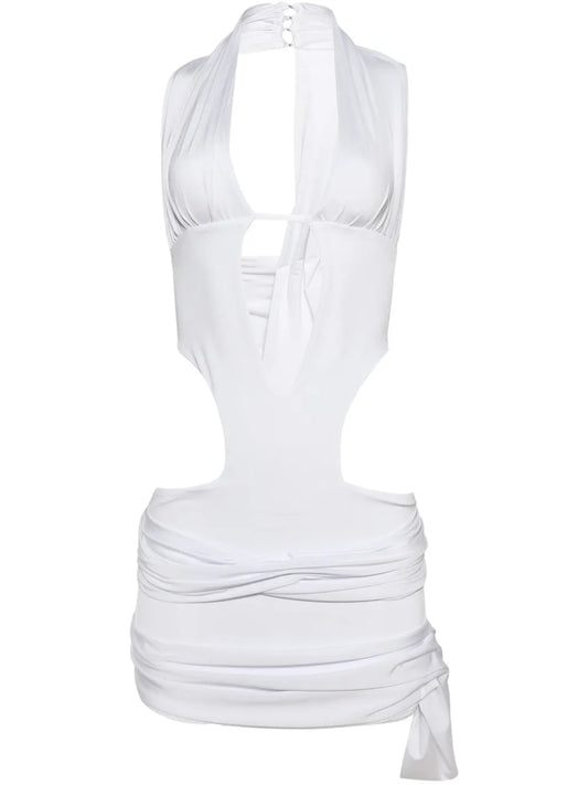 Draped Mini Dress