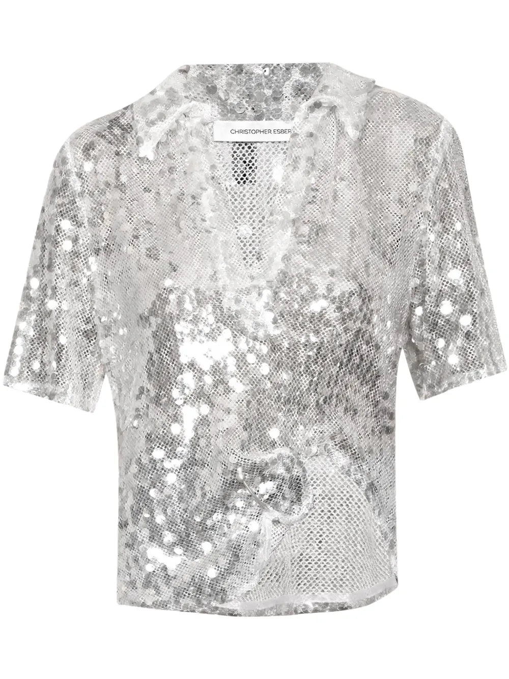 Opaline Sequin Polo Shirt