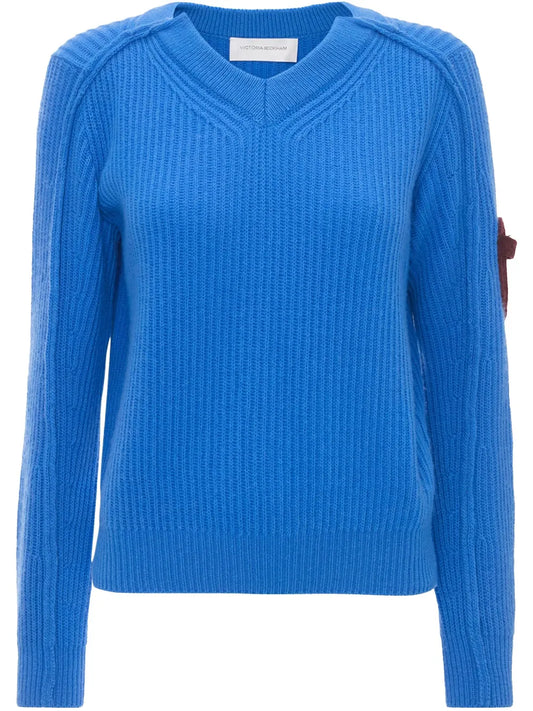 V-Neck Knitted Sweater