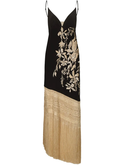 Floral Elements Maxi Dress