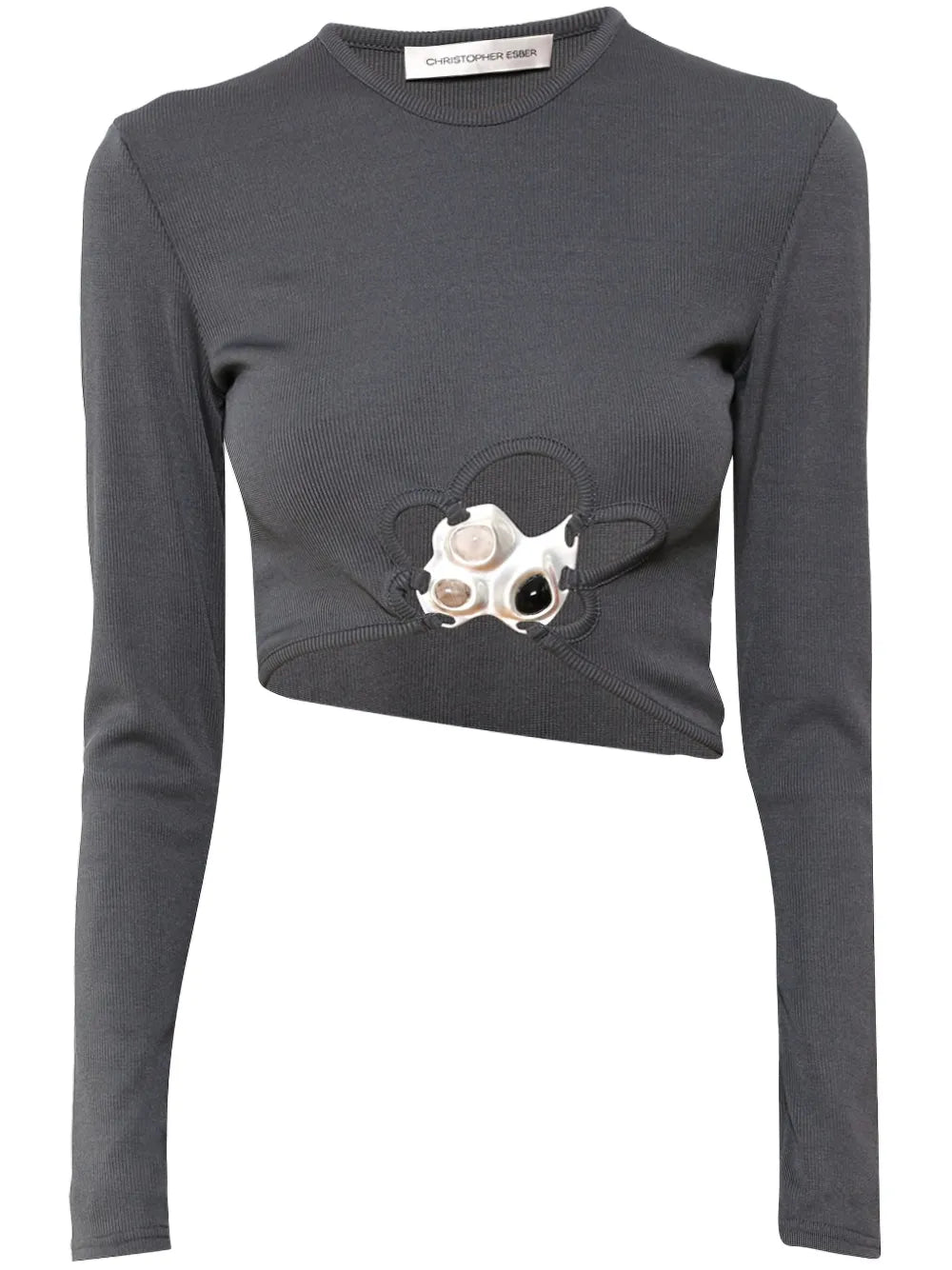Trio Stone Cropped Top