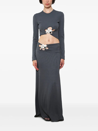 Trio Stone Cropped Top