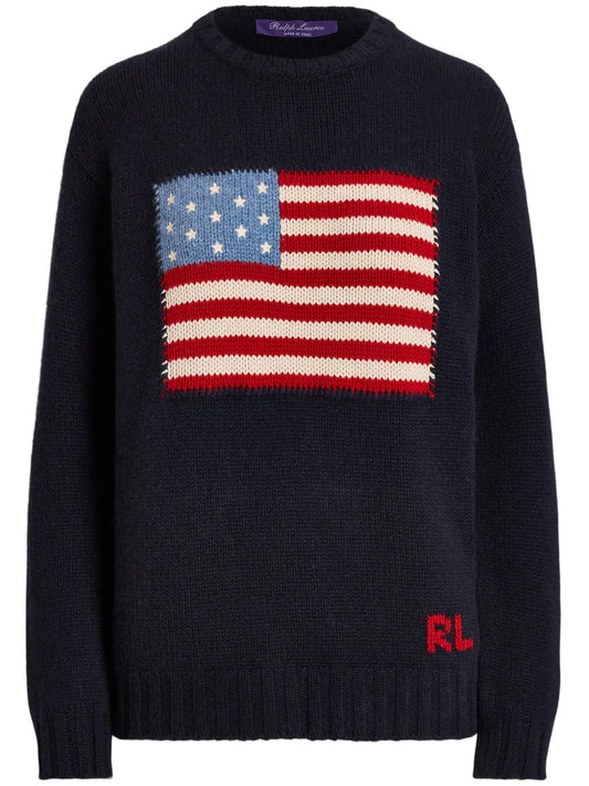 Flag Cashmere Sweater