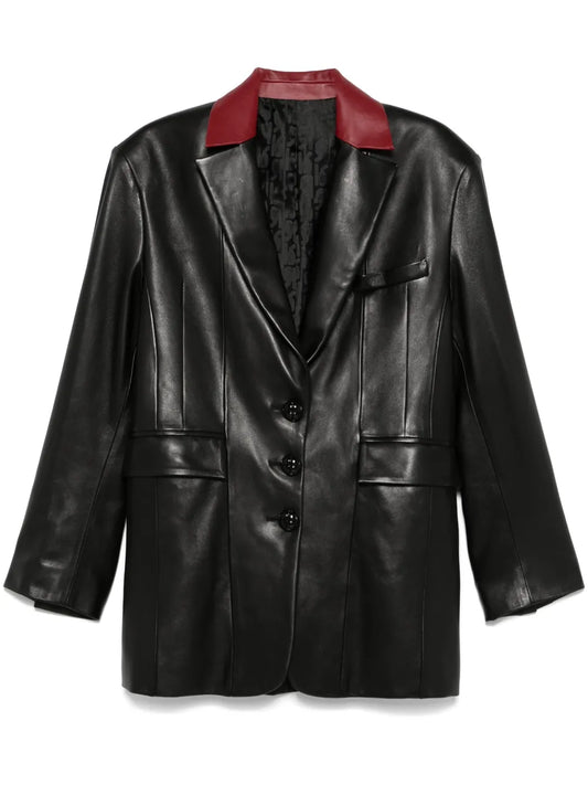 Leather Blazer