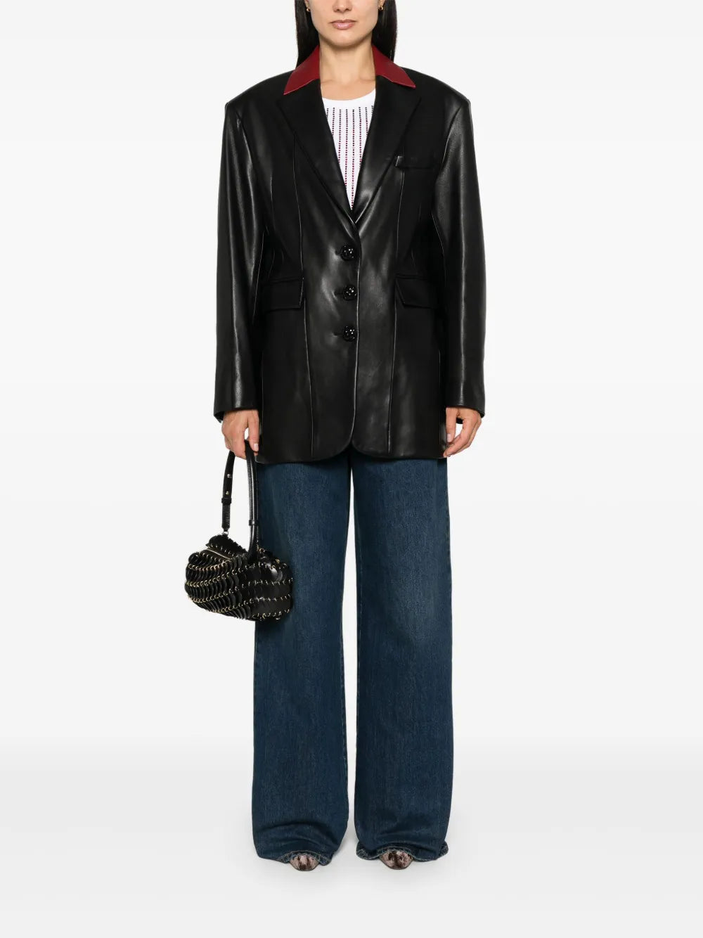 Leather Blazer