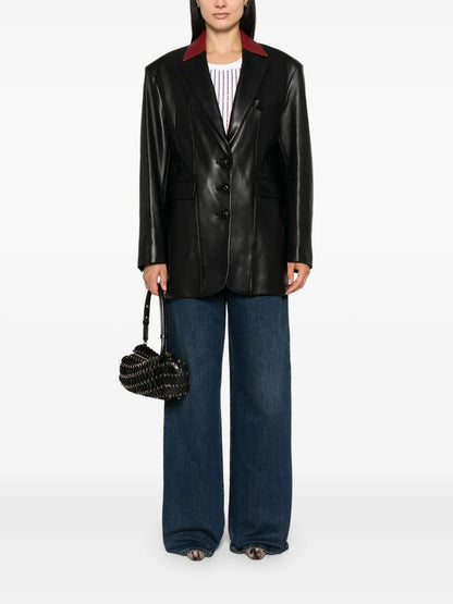 Leather Blazer