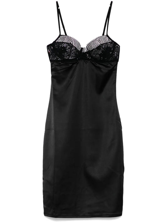Crystal-Embellished Tube Dress
