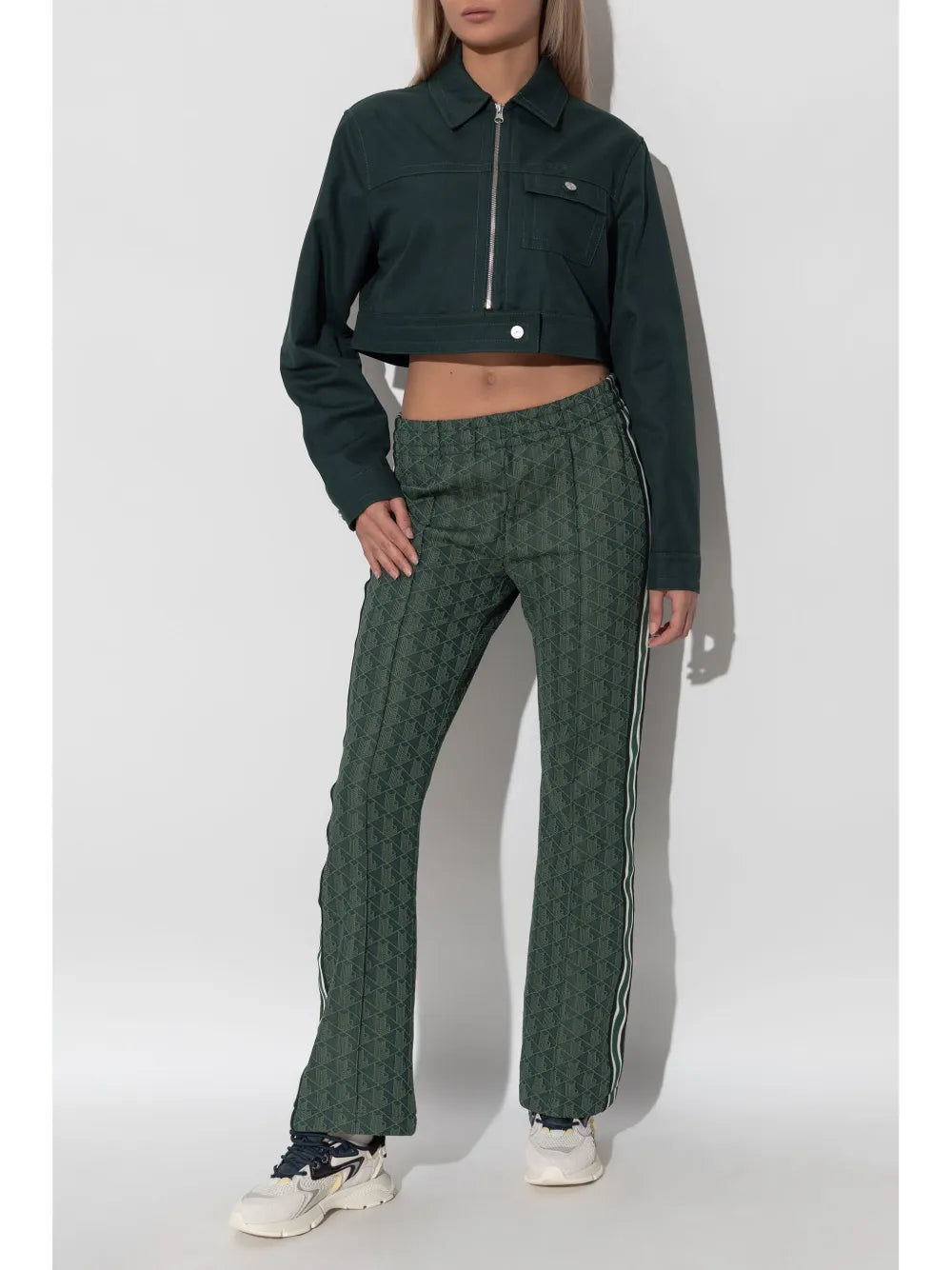 Monogram-Pattern Track Pants