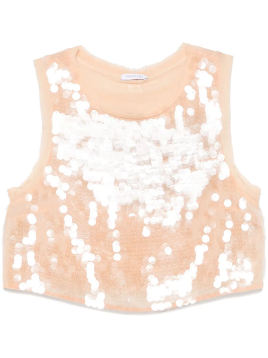 Sequinned Mesh Top