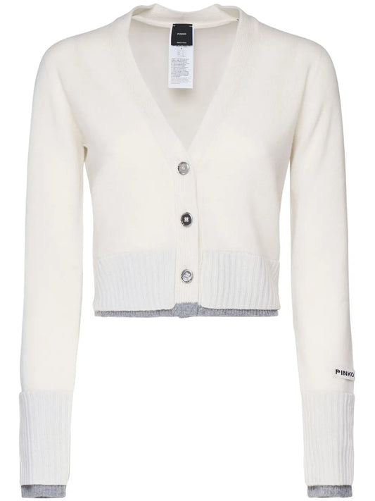 Logo-Patch Cardigan