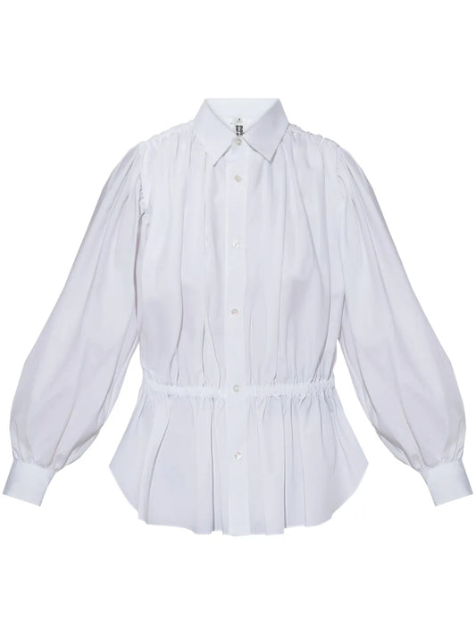 Ruched-Detail Shirt