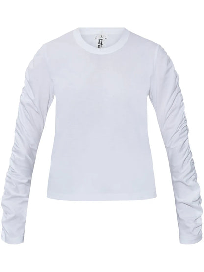 Ruched-Detail T-Shirt