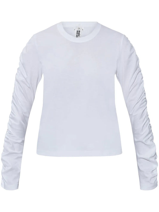 Ruched-Detail T-Shirt