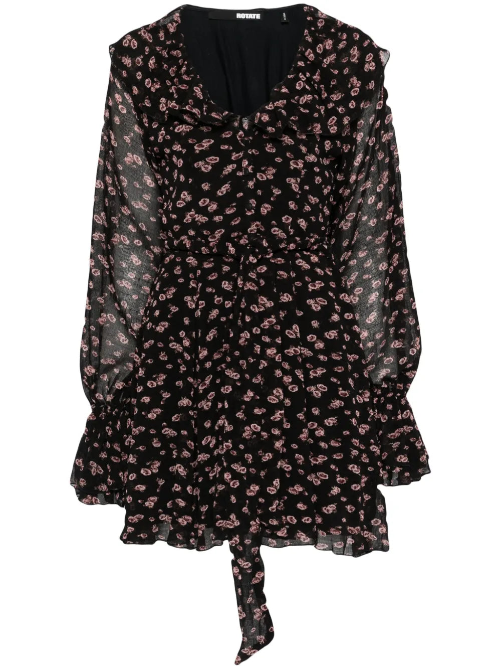 Crinkled Mini Dress