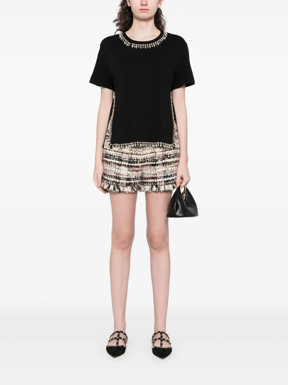 Crystal-Embellished T-Shirt