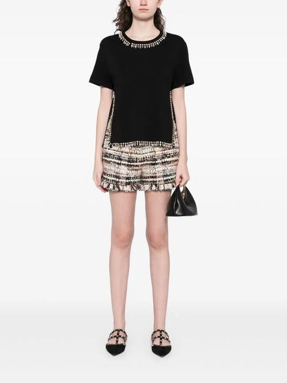 Crystal-Embellished T-Shirt