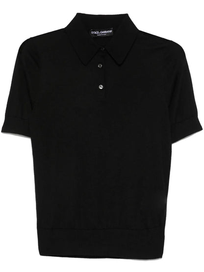 Cropped Polo Shirt