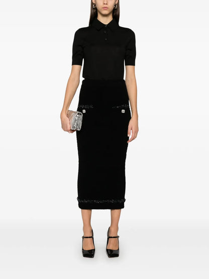 Cropped Polo Shirt
