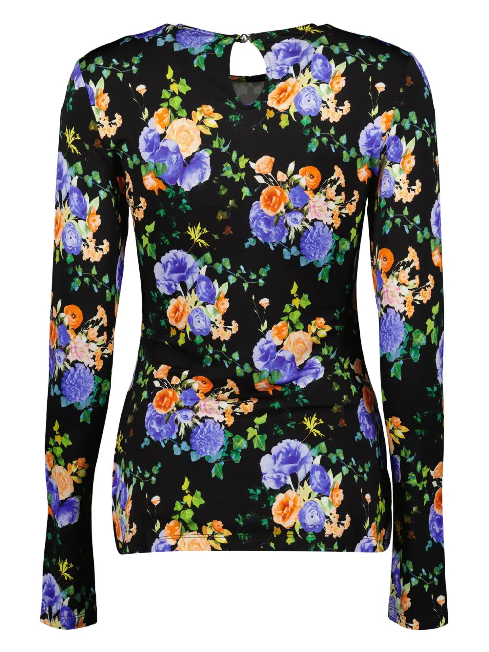 Floral-Print Blouse