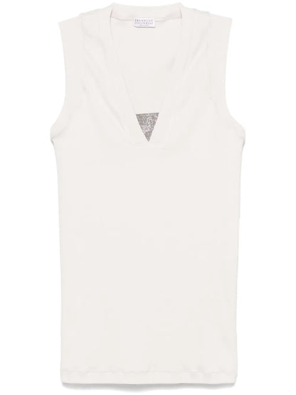 Monili Chain-Detailed Top