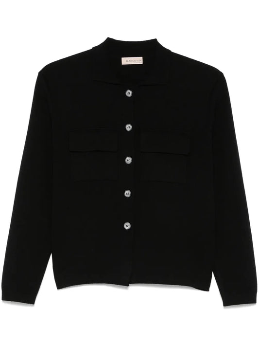 Ribbed-Knit Cardigan