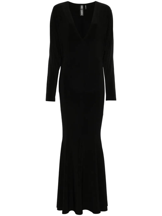 Fishtail V-Neck Gown