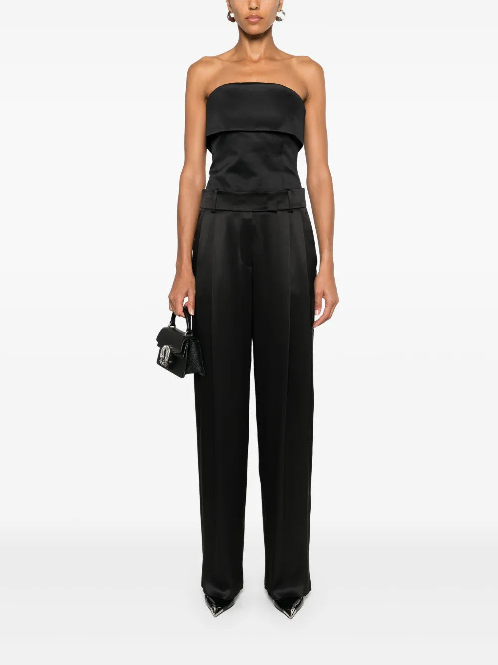Silk Tailored Trousers