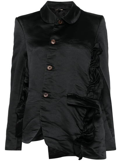 Ruffled-Trim Jacket