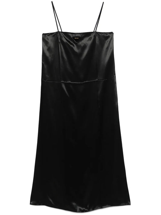 Satin Slip Midi Dress