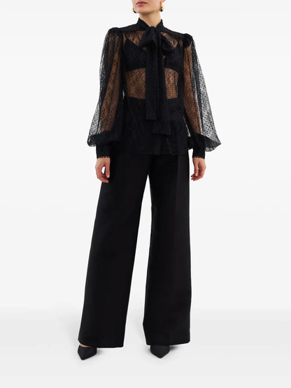 Ethel Semi-Sheer Blouse