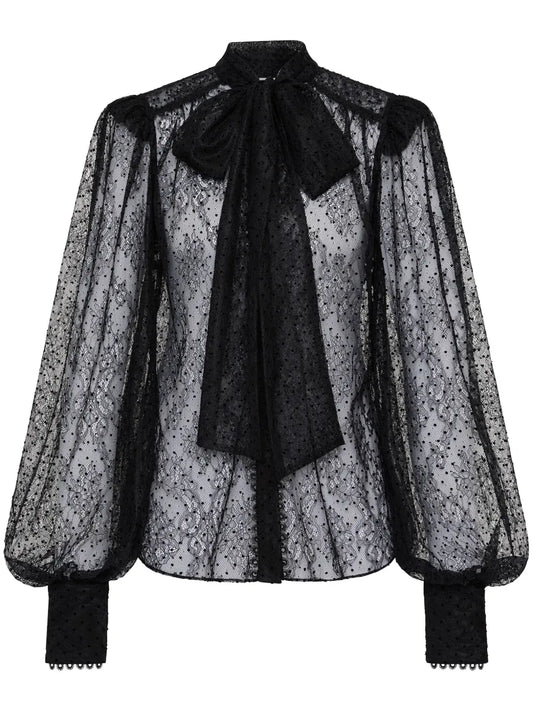 Ethel Semi-Sheer Blouse