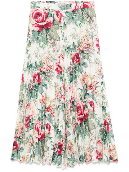 Floral-Print Maxi Skirt