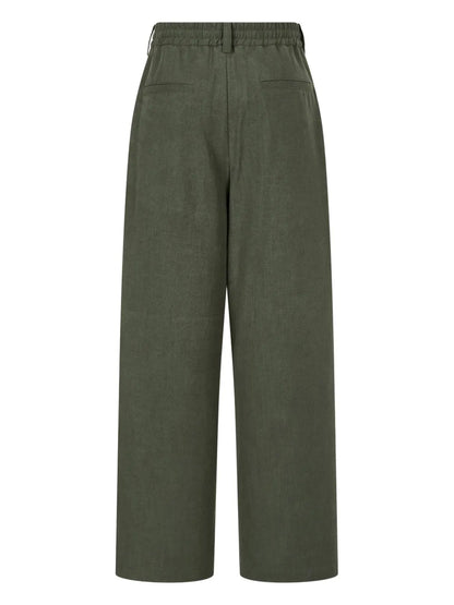 Cotton-Blend Drawstring Pants