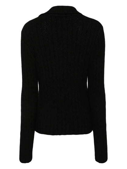 Lace-Up Neck Jumper